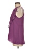 Jennifer Lopez 100% Polyester Purple Sleeveless Blouse Size M - photo 5