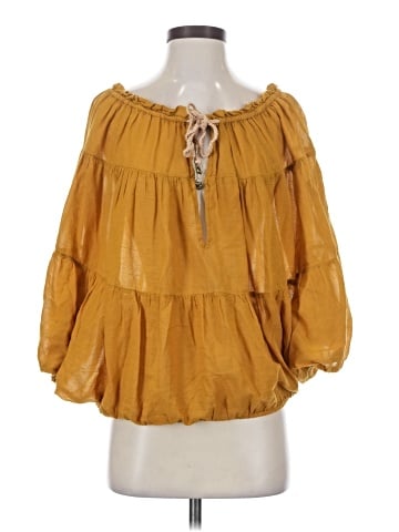 Free People 3/4 Sleeve Blouse (view 1)