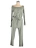 Vanilla Bay Solid Gray Jumpsuit Size L (estimated) - photo 1