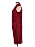 Express 100% Polyester Solid Burgundy Casual Dress Size 7 - 8 - photo 5