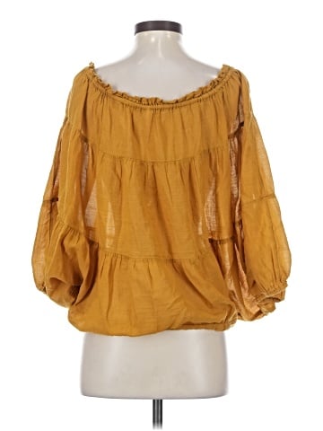 Free People 3/4 Sleeve Blouse (view 2)