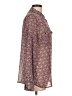 VERTIGO Paisley Burgundy Long Sleeve Blouse Size L - photo 4