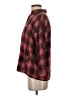 Max Studio 100% Rayon Plaid Red Long Sleeve Button-Down Shirt Size S - photo 5