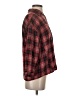 Max Studio 100% Rayon Plaid Red Long Sleeve Button-Down Shirt Size S - photo 4
