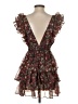 Olivaceous 100% Polyester Floral Brown Cocktail Dress Size S - photo 2