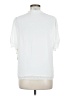 CeCe 100% Polyester White Short Sleeve Blouse Size M - photo 2