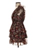 Olivaceous 100% Polyester Floral Brown Cocktail Dress Size S - photo 5