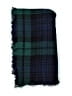 Unbranded Plaid Teal Green Scarf One size - photo 2