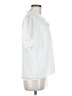 CeCe 100% Polyester White Short Sleeve Blouse Size M - photo 4