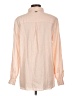 Barbour Color Block Orange Long Sleeve Blouse Size 10 - photo 2