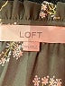 Ann Taylor LOFT 100% Polyester Floral Green Long Sleeve Blouse Size XXS - photo 7