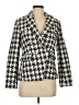 Boston Proper 100% Polyester Houndstooth Ivory Blazer Size 6 - photo 1
