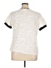 Unbranded 100% Polyester Ivory Short Sleeve Blouse Size XL - photo 2