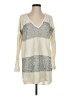 Free People Silver Long Sleeve Top Size S - photo 1