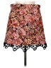 Topshop Floral Multi Color Brown Casual Skirt Size 6 - photo 1