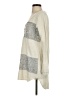 Free People Silver Long Sleeve Top Size S - photo 5