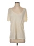 Haute Hippie 100% Modal Ivory Short Sleeve Top Size S - photo 1