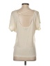 Haute Hippie 100% Modal Ivory Short Sleeve Top Size S - photo 2