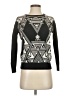 Ecote Graphic Black Pullover Sweater Size XS - photo 1