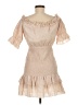 Simplee 100% Cotton Tan Cocktail Dress Size M - photo 2