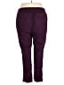 Torrid Solid Purple Casual Pants Size 4X Plus (4) - photo 2