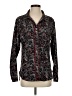 Umgee Paisley Black Long Sleeve Blouse Size S - photo 1