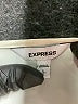 Express 100% Polyester Ivory Long Sleeve Blouse Size L - photo 7