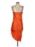 Zara 100% Polyester Orange Cocktail Dress Size S - photo 2