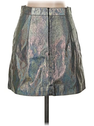 Chandelier Faux Leather Skirt (view 2)