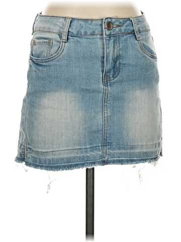 Dollhouse Denim Skirt (view 1)