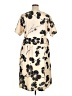 Unbranded 100% Polyester Print Tan Casual Dress Size XL - photo 2