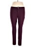 Dictionary Solid Burgundy Casual Pants Size 14 - photo 1