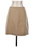 Theory Solid Tan Wool Skirt Size 4 - photo 1