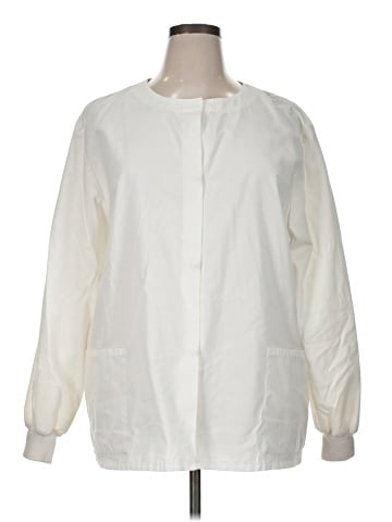 Simply Basic Long Sleeve Blouse (view 1)