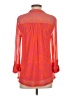 Juniper + Lime 100% Polyester Orange Long Sleeve Blouse Size S - photo 2
