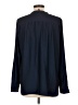 Not Your Daughter's Jeans 100% Polyester Solid Blue Long Sleeve Blouse Size L - photo 2