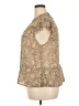 Lane Bryant 100% Polyester Animal Print Tan Sleeveless Blouse Size 18 - 20 Plus - photo 5