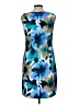 DressBarn Print Blue Cocktail Dress Size 12 (petite) - photo 2