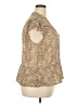 Lane Bryant 100% Polyester Animal Print Tan Sleeveless Blouse Size 18 - 20 Plus - photo 4
