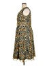 ASHRO 100% Polyester Animal Print Brown Cocktail Dress Size 16 - photo 5
