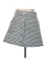 Pull&Bear Houndstooth Gray Casual Skirt Size M - photo 1