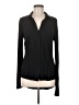 Converse One Star 100% Rayon Black Long Sleeve Blouse Size M - photo 1
