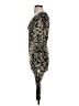Alison Sheri Animal Print Silver Cocktail Dress Size S - photo 5