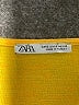 Zara Aztec Or Tribal Print Yellow Short Sleeve Top Size S - photo 7