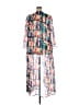 Monif C. 100% Polyester Blue Kimono Size 2X (2) - photo 2