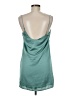 Lumiere 100% Polyester Solid Teal Cocktail Dress Size M - photo 2