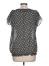 Max Studio Gray Short Sleeve Blouse Size L - photo 2