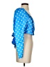 ASOS Design 100% Polyester Blue 3/4 Sleeve Blouse Size 0 - photo 4