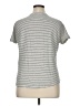Unbranded Stripes Gray Short Sleeve T-Shirt Size XL (estimated) - photo 2