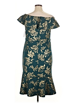 princess polly baby blue dress En Focus Studio 3/4 Sleeve Belted Dress Women's Size 6 Black / Blue main image 1